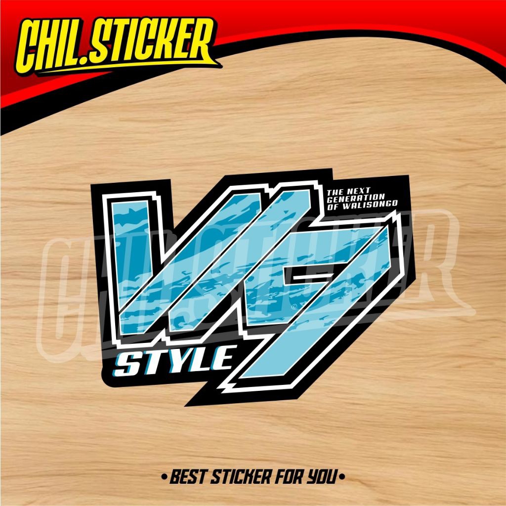 STIKER W9 Style Sticker Walisongo Official Sticker W9 Style Walisongo Style WS4 Sticker Viral WS4