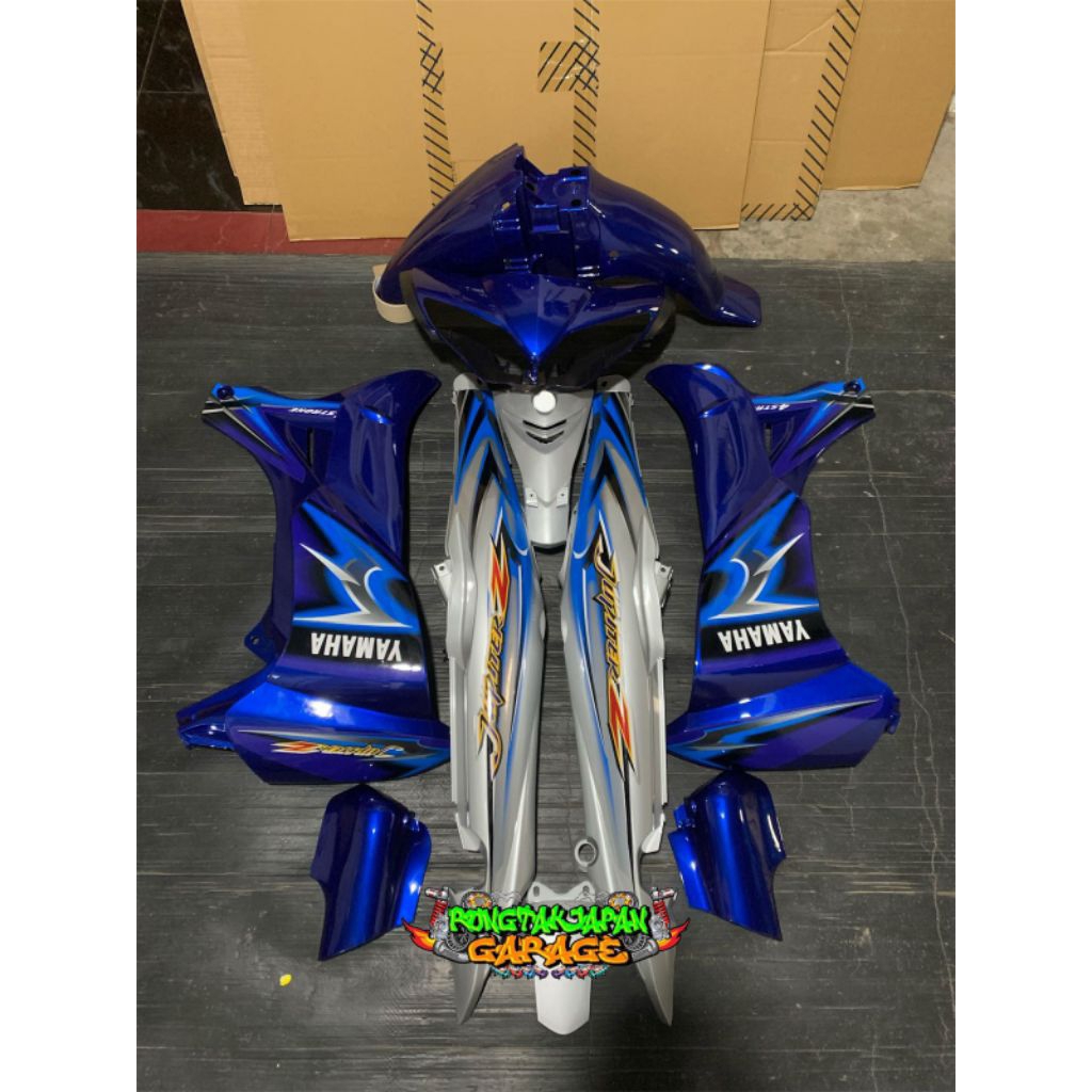 full set bodihalus jupiter z new burhan biru silver lis 2007 cover body jupiter z new jupiter z burh