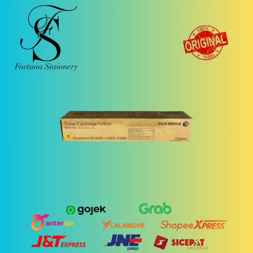 TONER FUJI XEROX APEOSPORT C2060/C2560/C3060 / DC V C2263/C2265 YELLOW CT202491