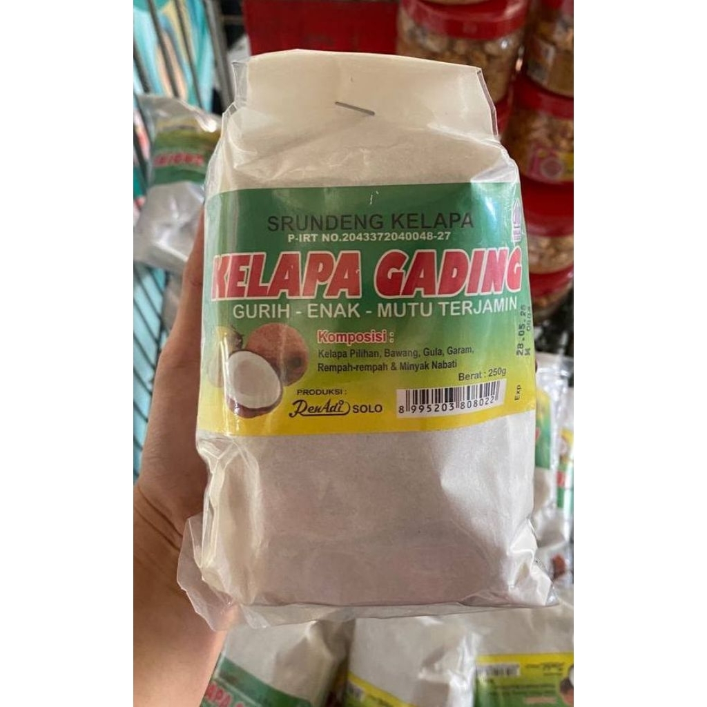 

SERUNDENG KELAPA MANIS 250GR