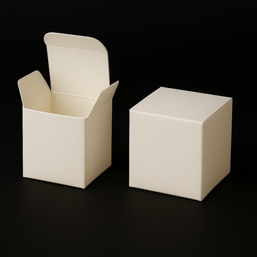 

Box Packaging 7x7x7 Bahan Ivory Tebal 350gsm