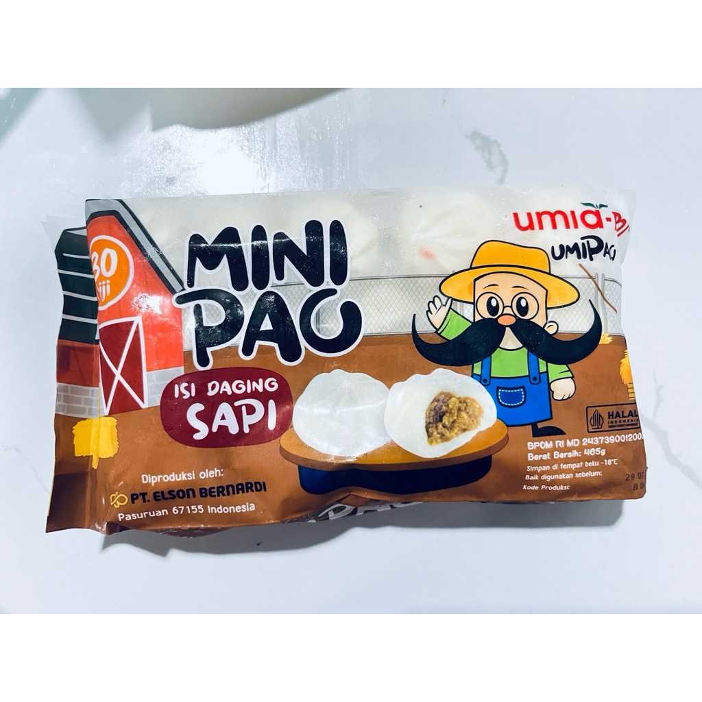 

Mini pao umiami isi daging sapi 30 pcs || bakpao mini beku frozen