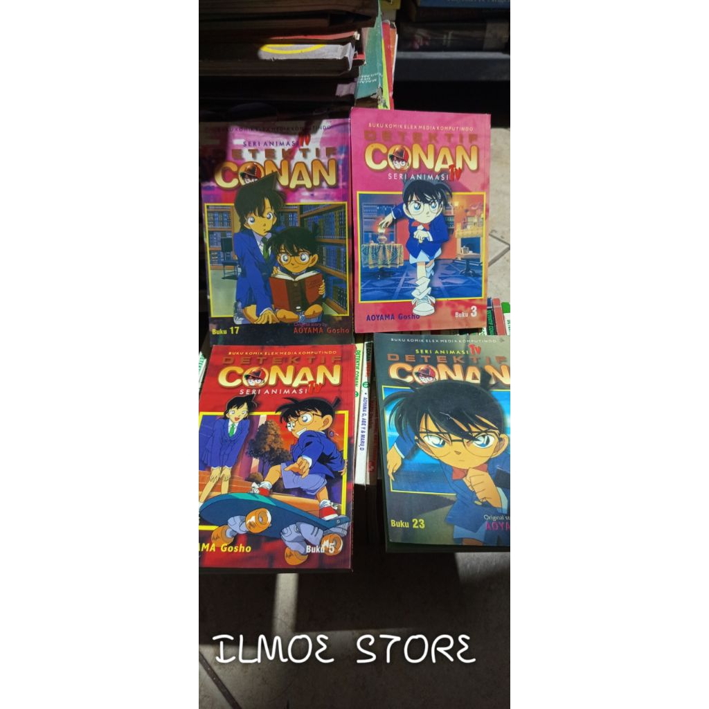 Buku Komik Detektif Conan TV – Original, Lengkap, dan Berkualitas | Ilmoe Store
