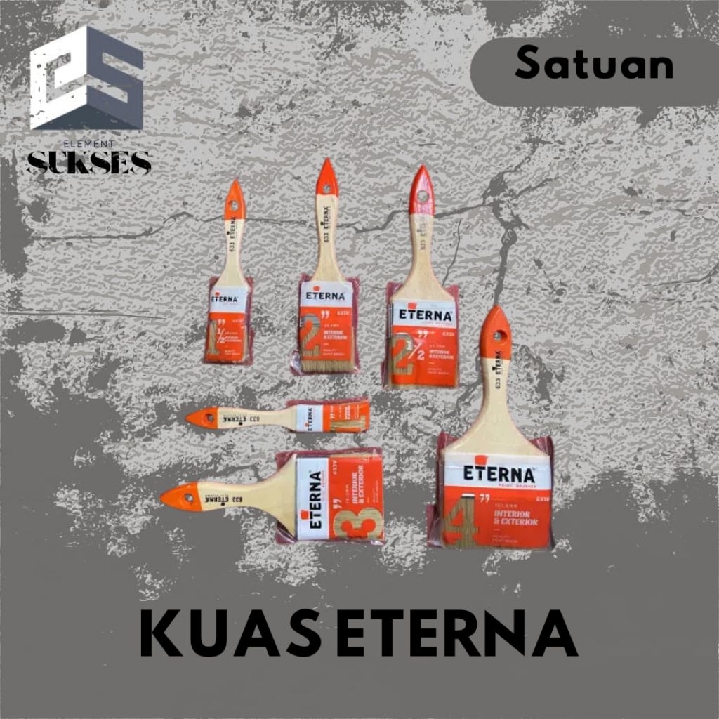 ETERNA Kuas roll cat tembok dan kayu
