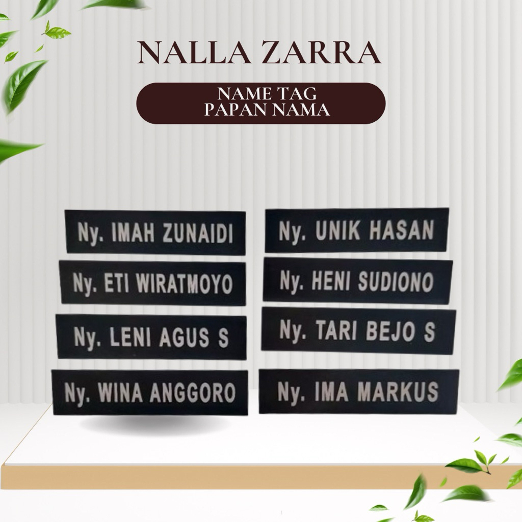 

NAMETAG/PAPAN NAMA (Ny/NY) JALASENASTRI, PERSIT KCK, BHAYANGKARI, PIA AG, IKKT, DWP, DP ORI PREMIUM KUALITAS ⭐️⭐️⭐️⭐️⭐️