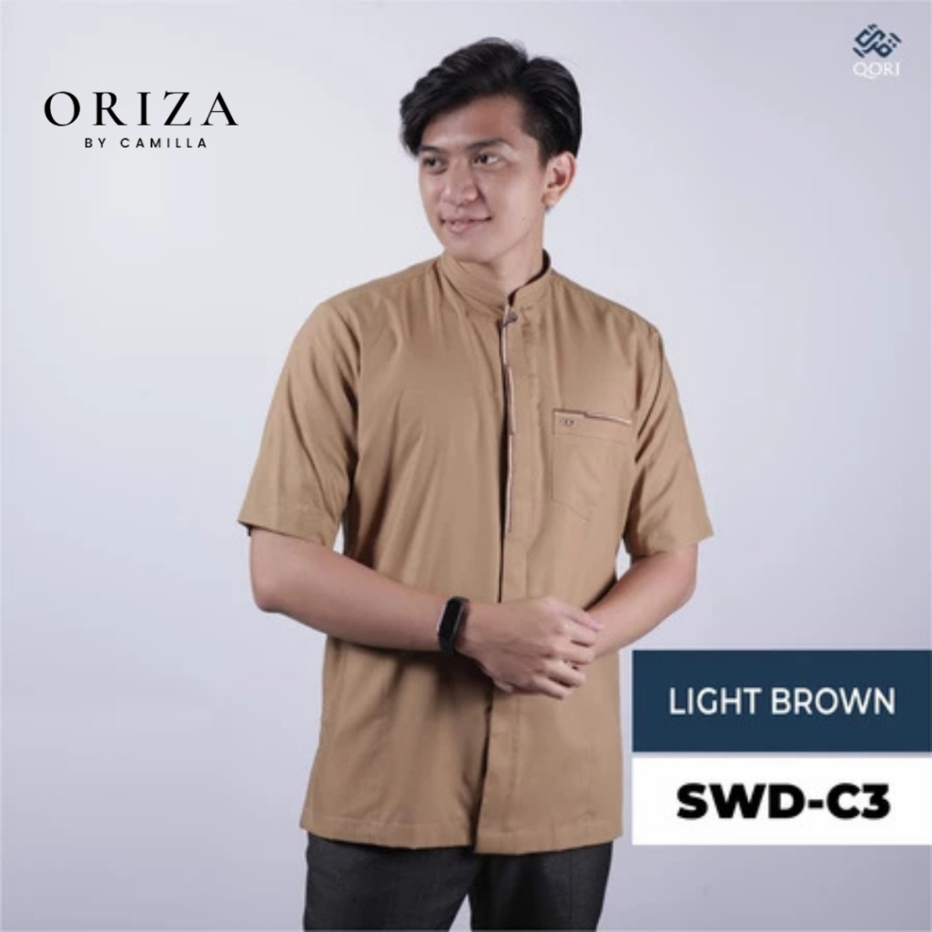 Qori Apparel/Baju Koko Pria Pendek Sawad Bin Ghaziya/SWD-1/ORI