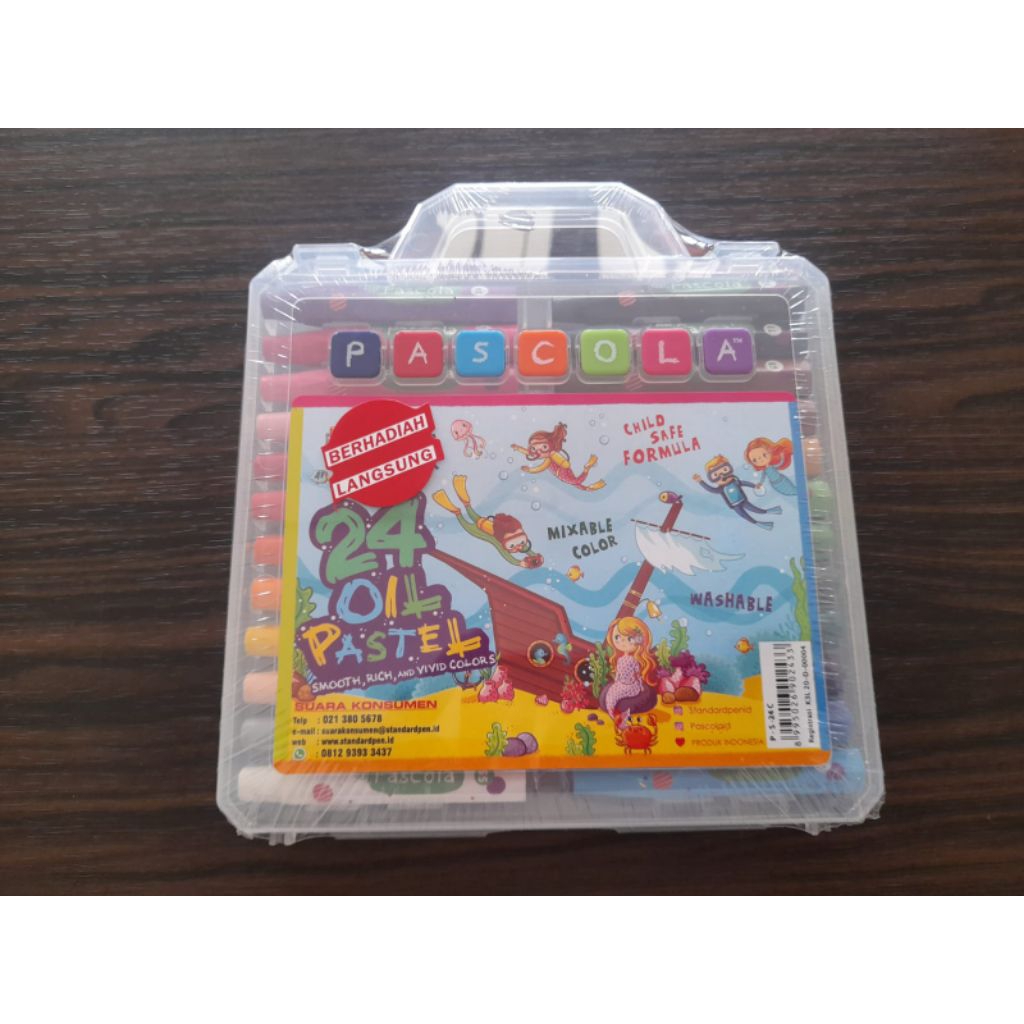 

crayon merek pascola 24 warna