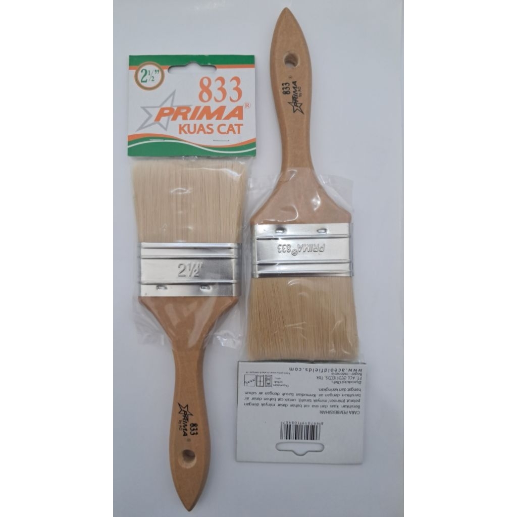 

Kuas Prima 833 Bulu Putih Ukuran 2,5" Inch
