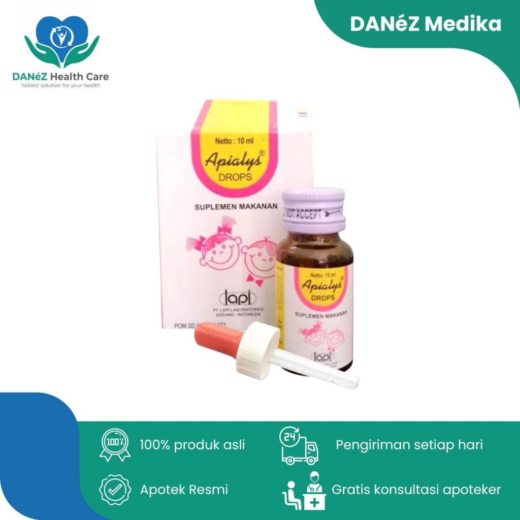 Apialys Drop 10 Ml Buat Bayi / Apialys Vitamin Anak Drop