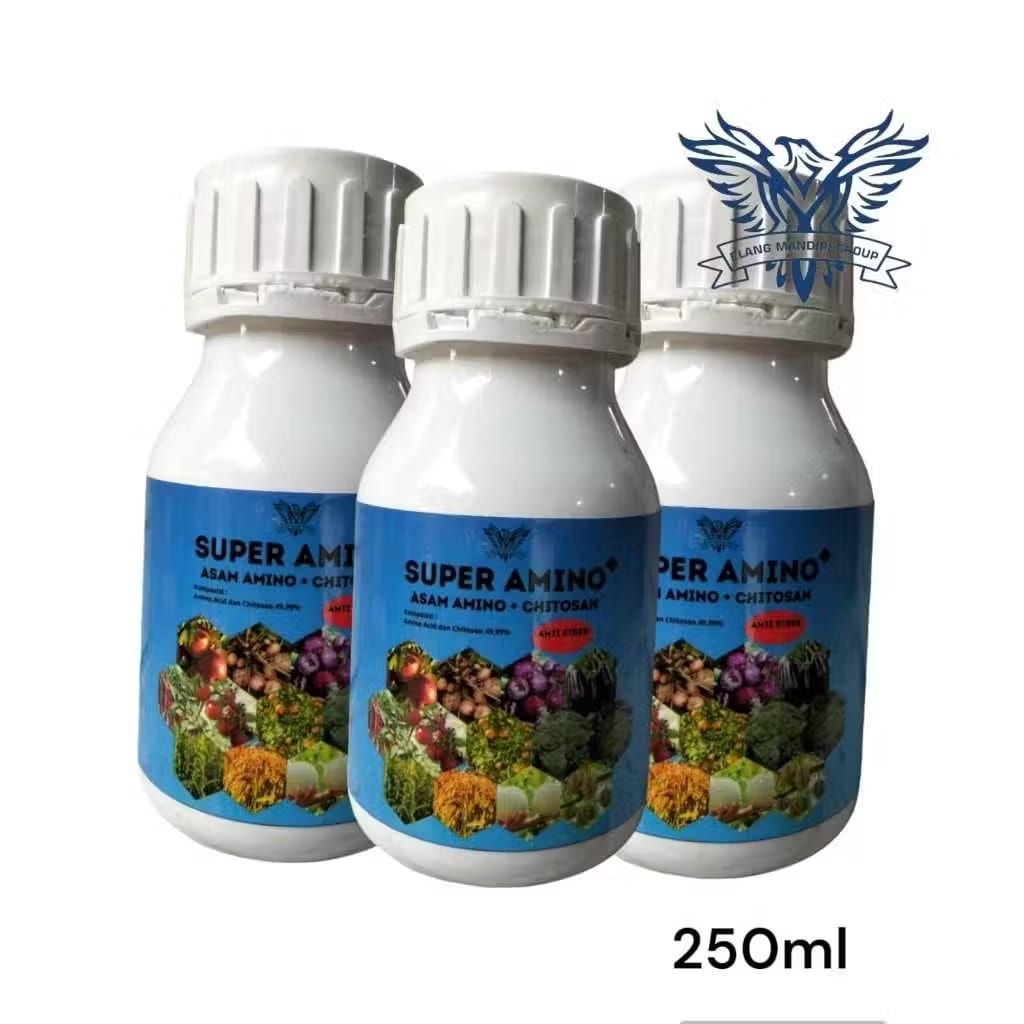 Super Amino 250ml Pupuk Nutrisi Asam Amino+Chotosan Untuk Mempercepat Pemulihan Tanaman