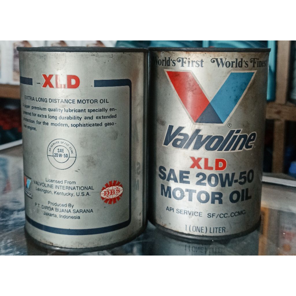 CUCI GUDANG oli mesin Valvoline XLD SAE 20w-50 (kemasan 1 liter)