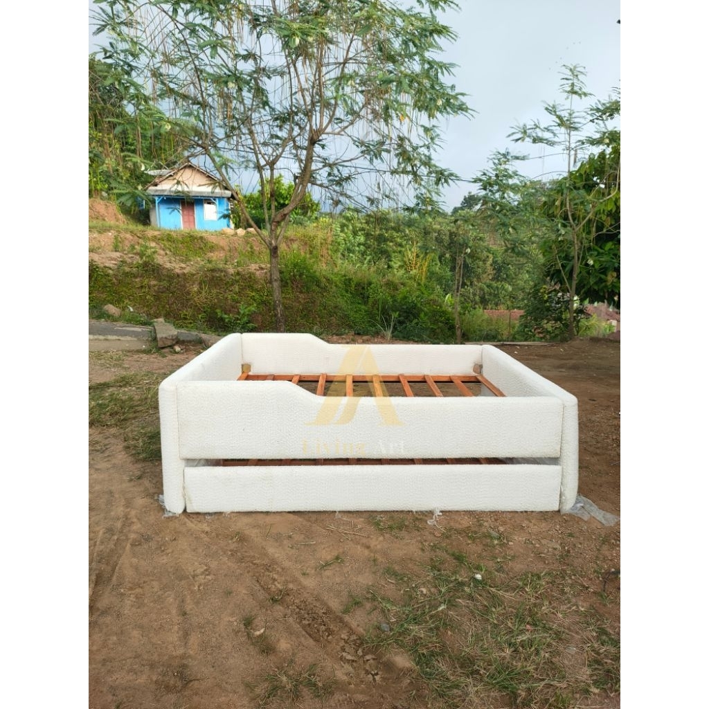 Tempat tidur dewasa // dipan minimalis mewah // dipan jok