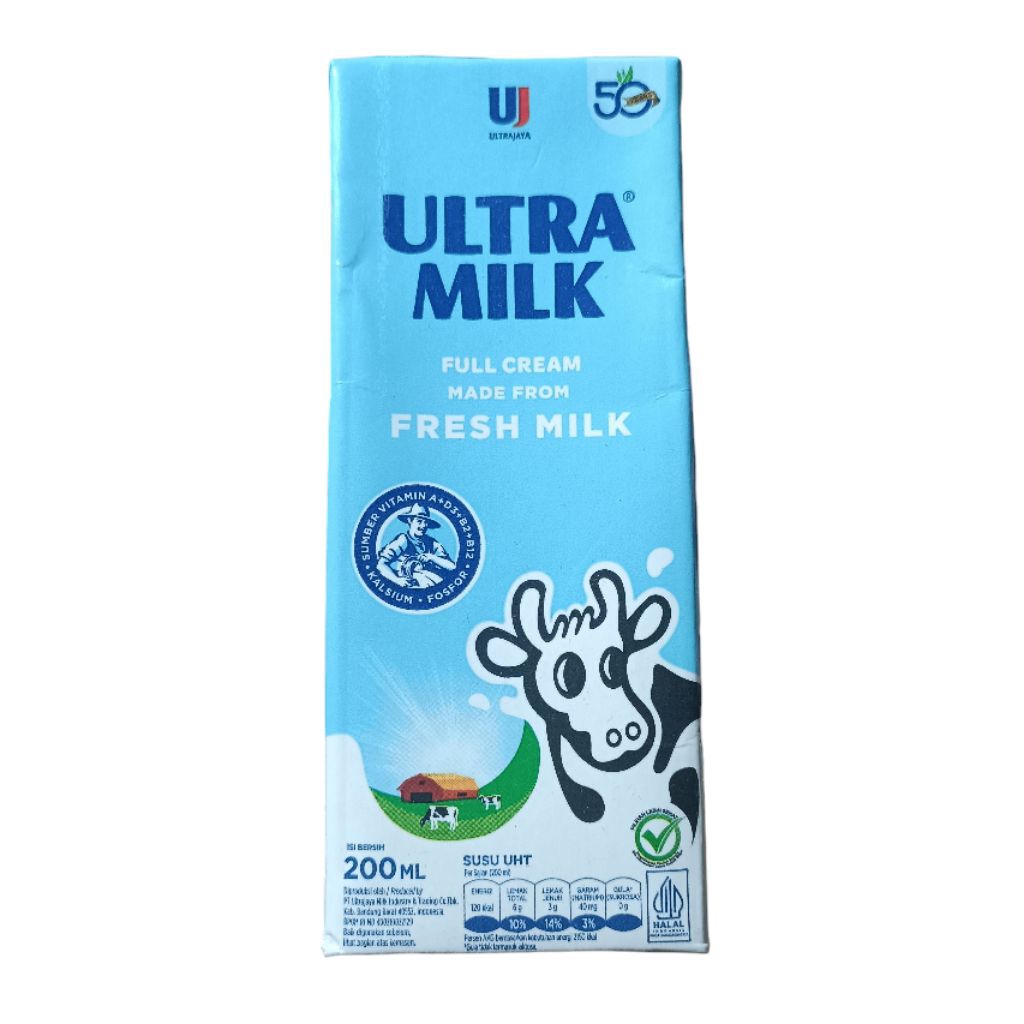 

Susu Ultramilk Susu UHT Ultra Milk Susu Segar 200ml