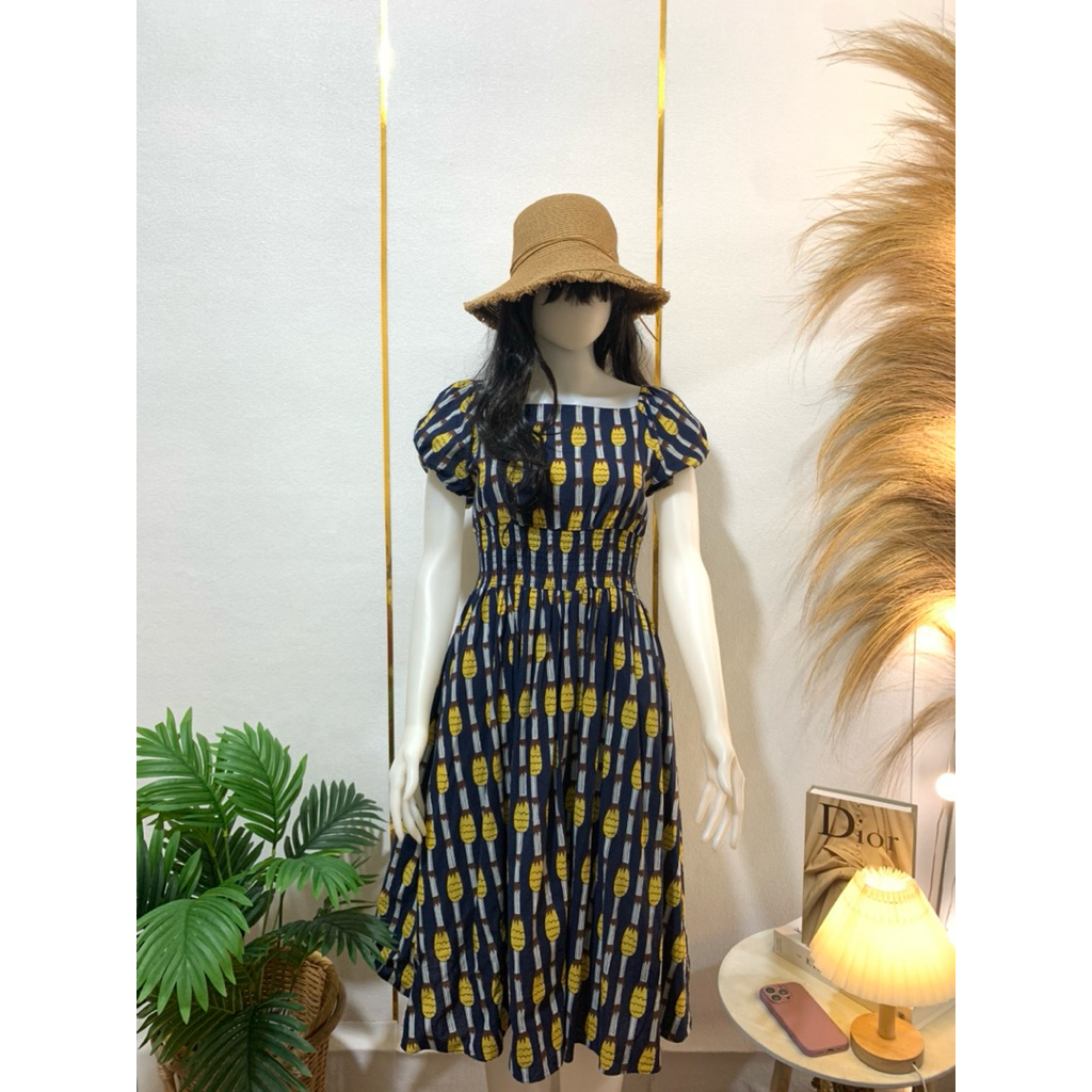 DRESS MOTIF BUAH LD 90/ PB 105
