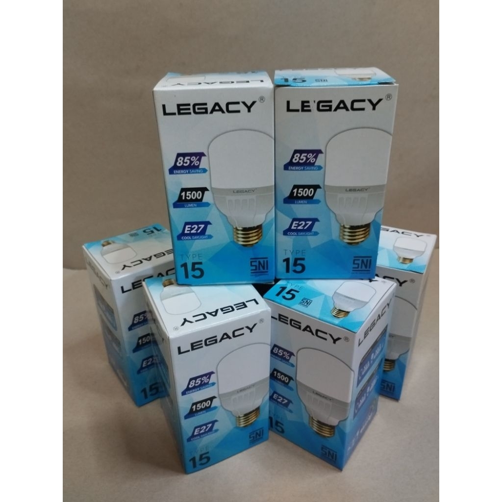 Lampu LEGACY 15 Watt Terang / Lampu Rumah / Lampu bohlam Grosir
