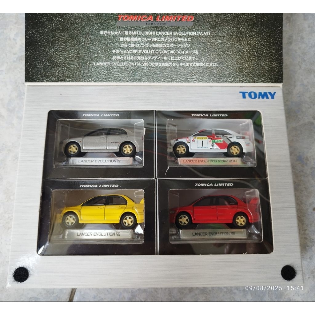 Tomica limited Mitsubishi Lancer evo