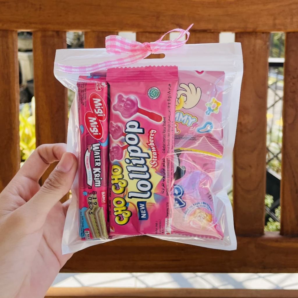 

Mini Gift Snacks Hampers Snack Anak Ulang Tahun Wisuda Lucu Tema Warna Murah