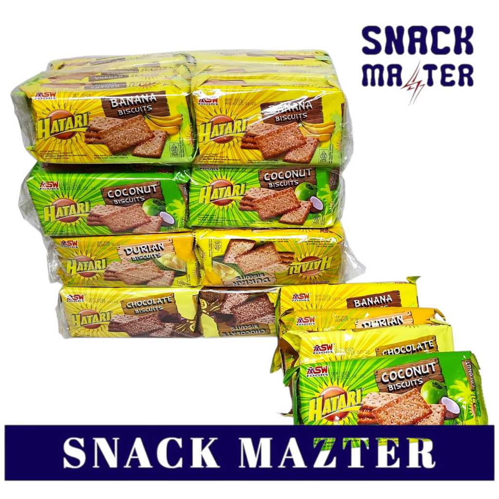 Hatari Biskuit Mini PACK - Netto 90 gr x 10 bks