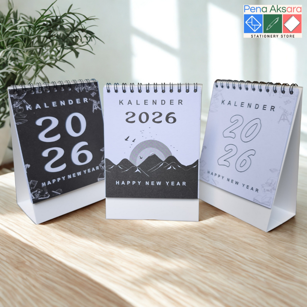 

Kalender Meja Mini Lucu Aesthetic Cocok untuk Hadiah Souvenir / Meja Belajar - Kantor - Sekolah