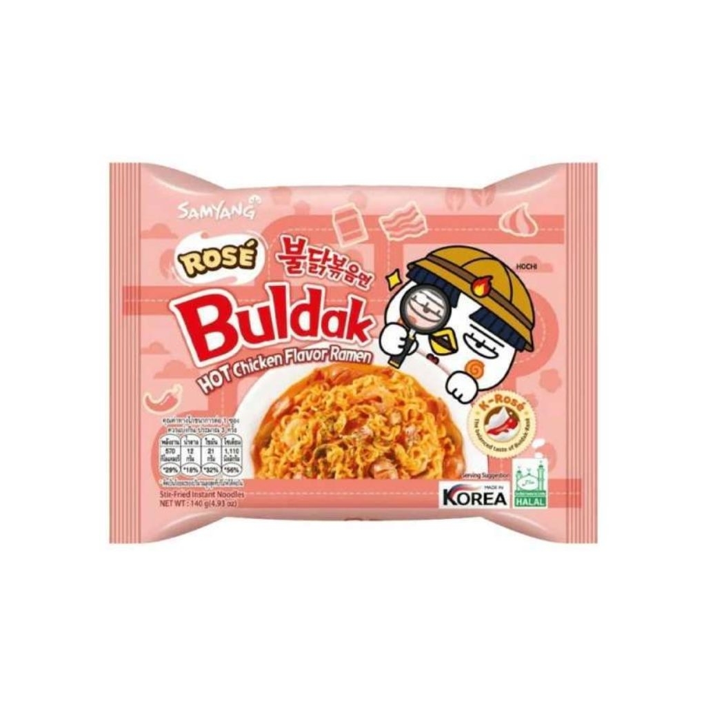 

Samyang Buldak Ramen Rose 140 G Halal MUI