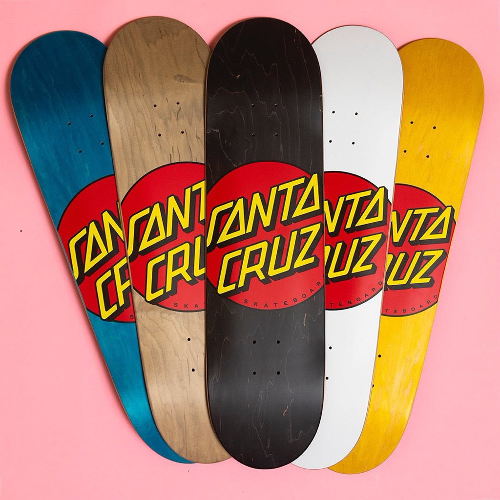 SANTA CRUZ SKATEBOARD DECK “CLASSIC DOT” FREE GRIPTAPE