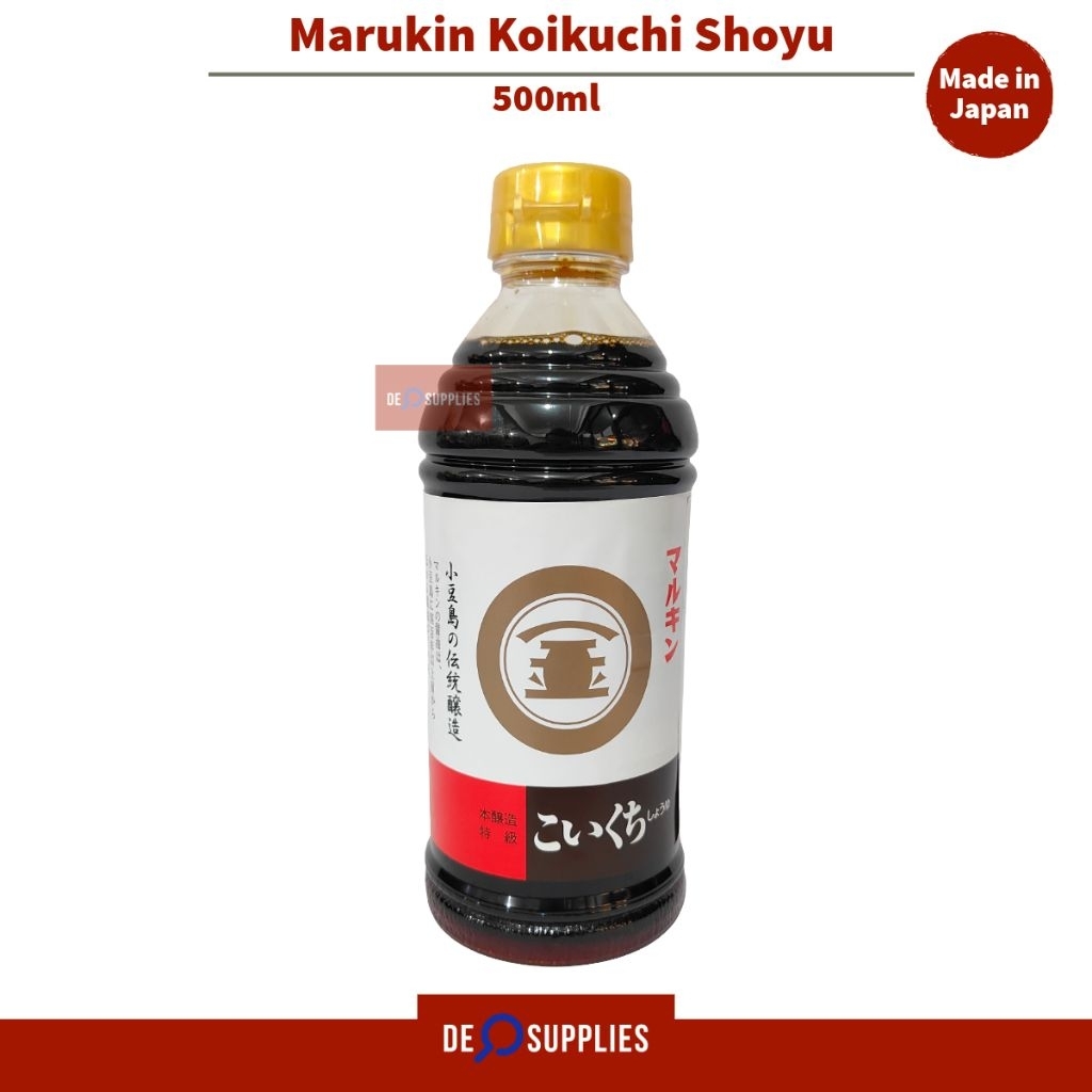 

Marukin Koikuchi Shoyu 500ml - Premium Soy Sauce Japan Kecap Asin Jepang