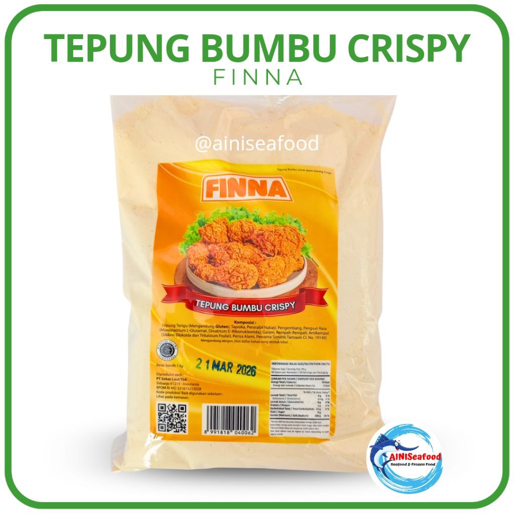 

Finna Tepung Bumbu Crispy Serbaguna 1 kg