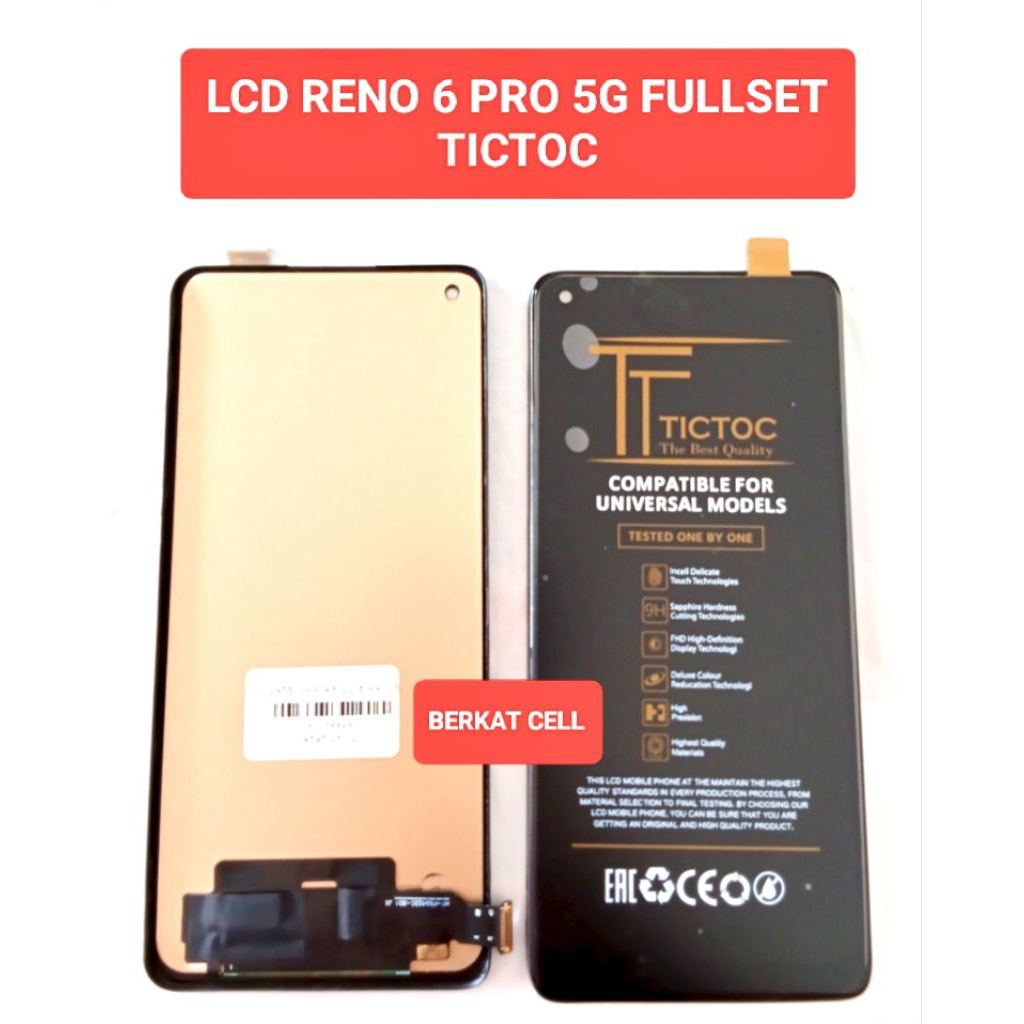 LCD OPPO RENO 6 PRO 5G FULLSET TICTOC