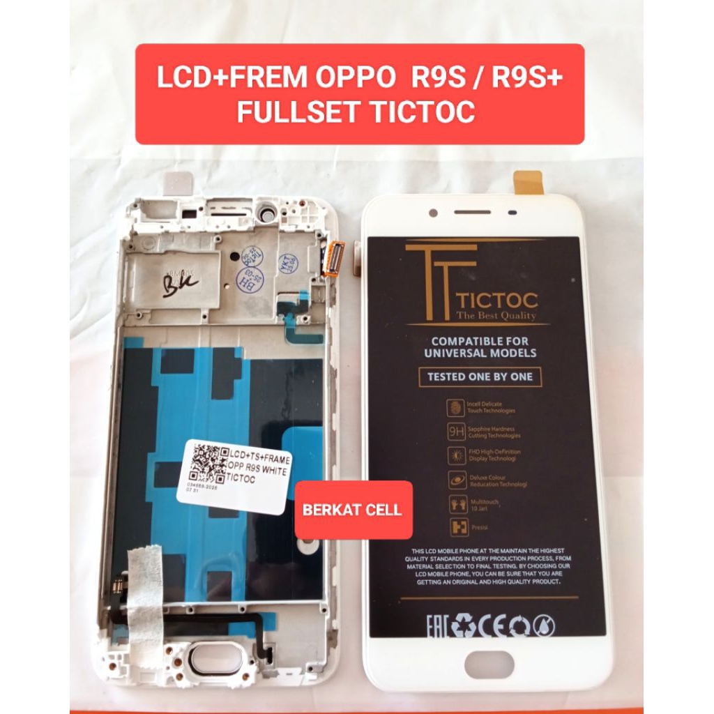 LCD+FREM OPPO R9S/ R9S+ FULLSET TICTOC