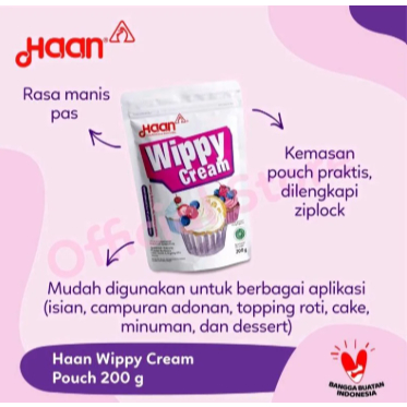 

Haan Whippy Cream Bubuk 200gr