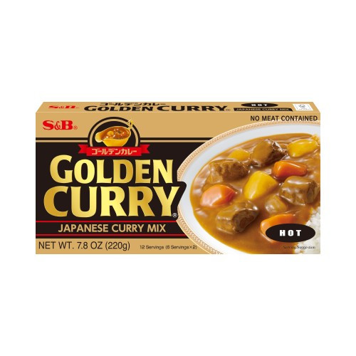 

S&B Golden Curry Hot (Bumbu kari jepang instan Pedas) 220 gram