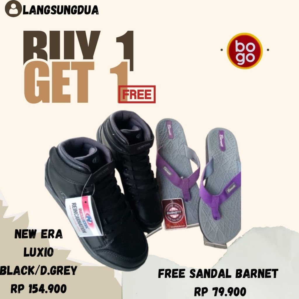 Sepatu New Era Luxio B/B