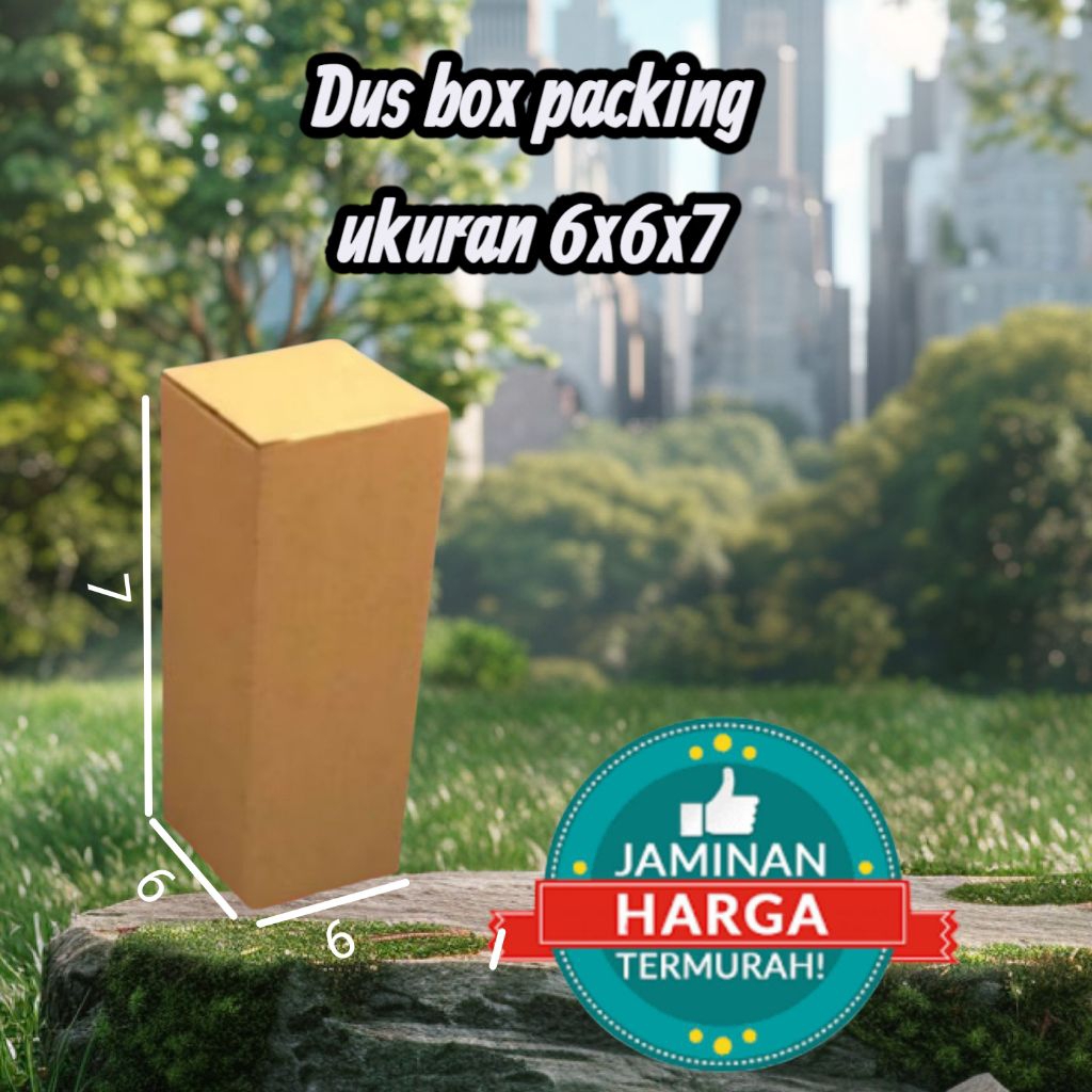 

KARDUS BOX PACKING UK 6x6x7