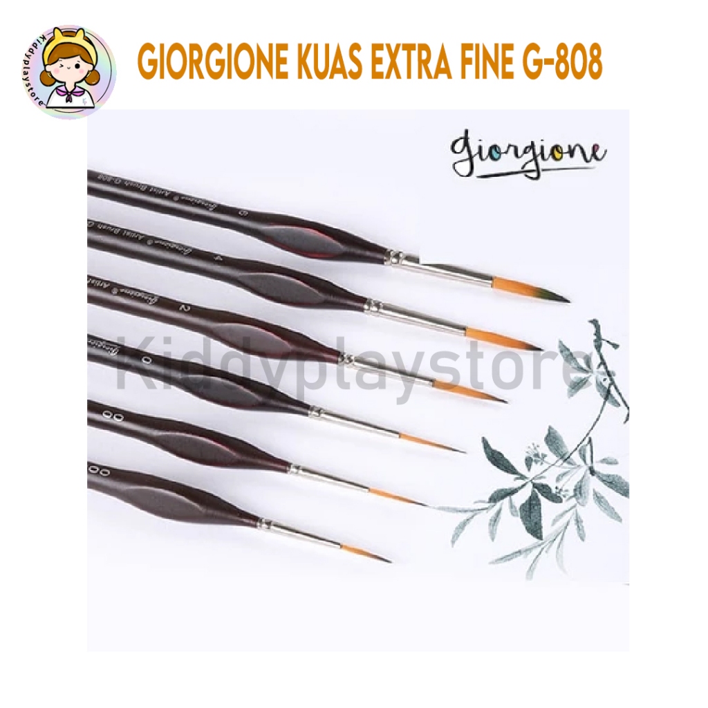 

Giorgione Hook Line Brush Detail Brush - for Acrylic Paint / Oil Paint / Watercolour G-808