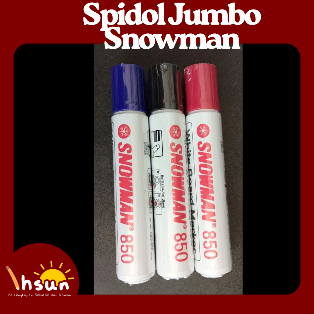 

Spidol Whiteboard Snowman Jumbo