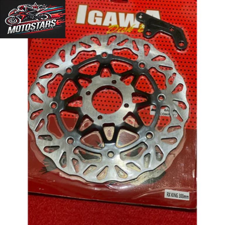 Disc Piringan Cakram Rx King Lebar 300MM Igawa Model PSM Flower Kembang Piringan Cakram Depan Lebar 