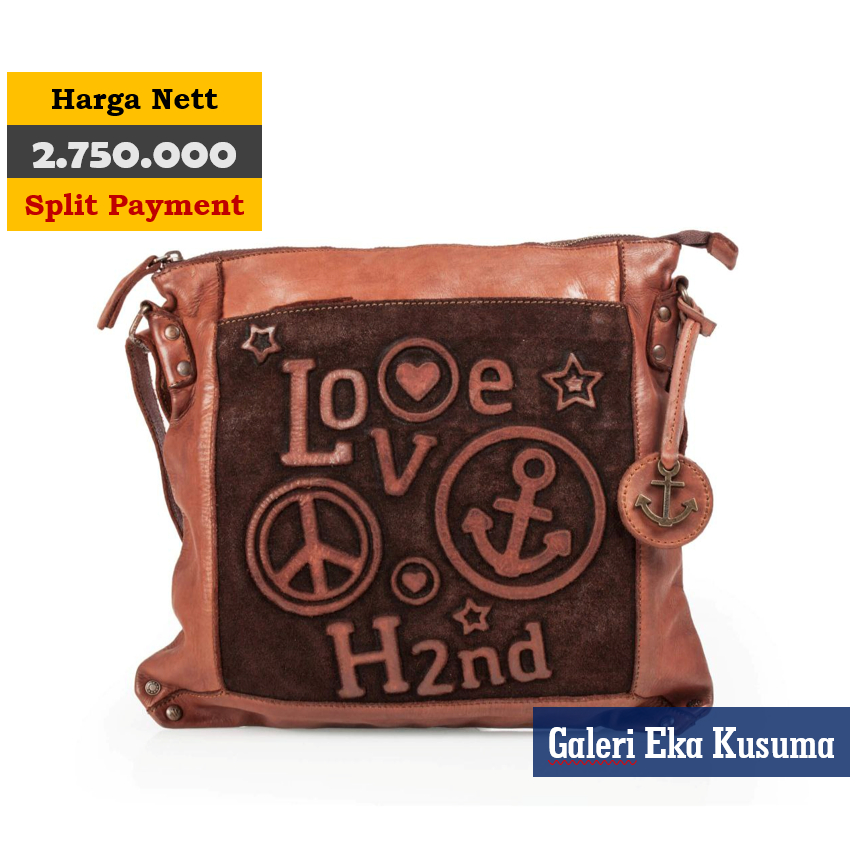 HB040. HARBOUR 2ND ISABELLA SLING PUNKY LOVE / FUNKY LOVE COGNAC