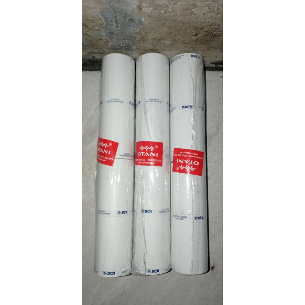 

kertas roll thermal ( merek BCA) Kualitas bagus dan Terpercaya