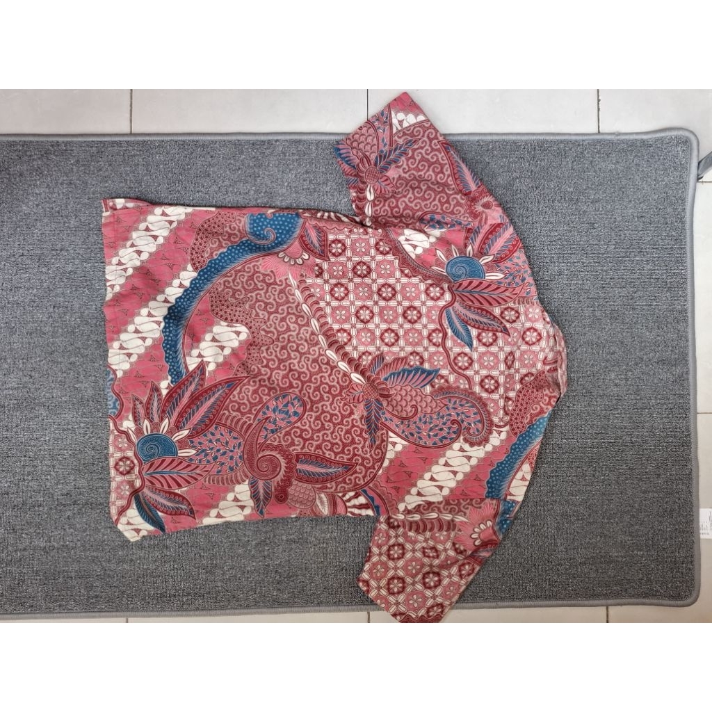 Kemeja Batik Pria Kencana Ungu