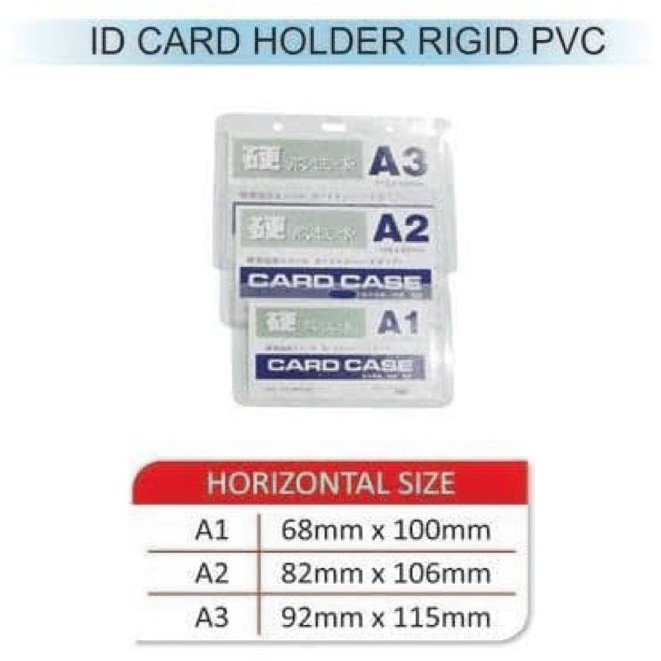 

Id Card A1 Plastik Name Tag Card Case A2 Cover Mika Tebal Bening Landscape A3 Hard Case Horizontal