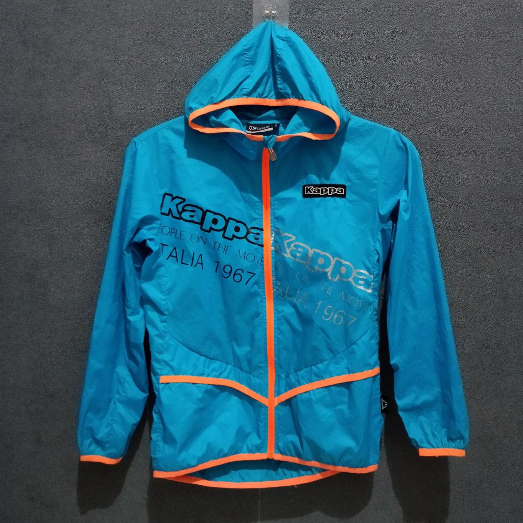 jacket running parasut kappa size s