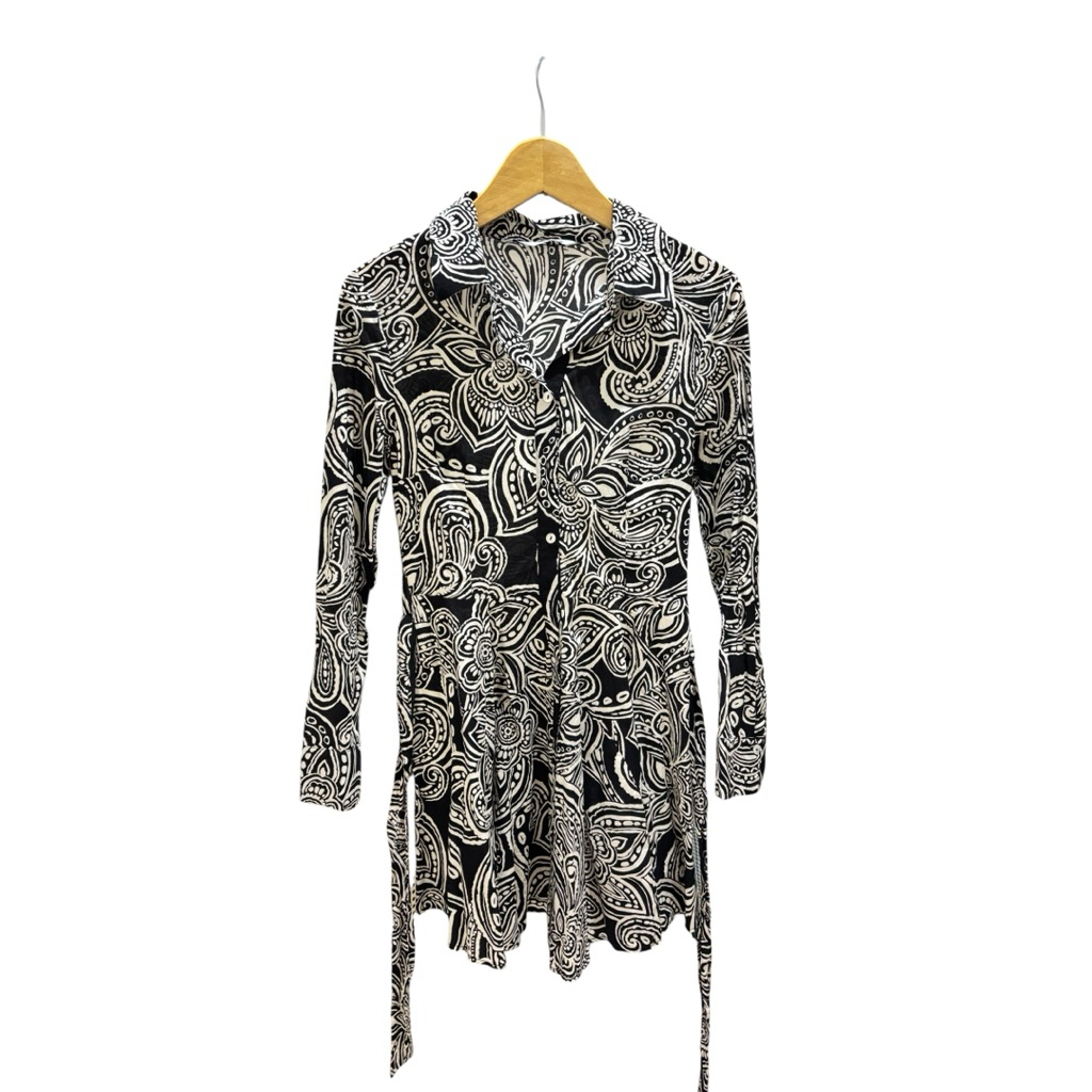Zara Printed Shirt Dress