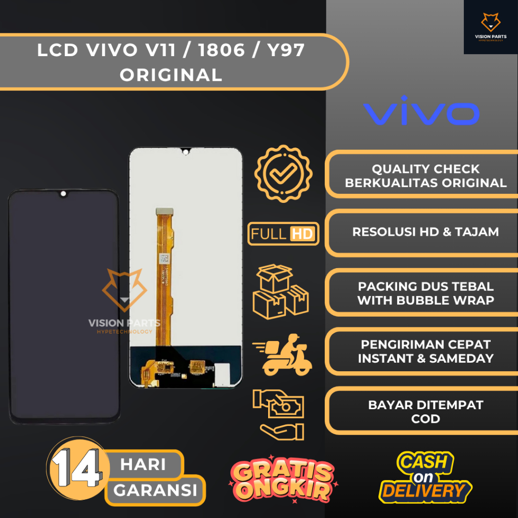 LCD TOUCHSCREEN VIVO V11 / 1806 / Y97 ORIGINAL