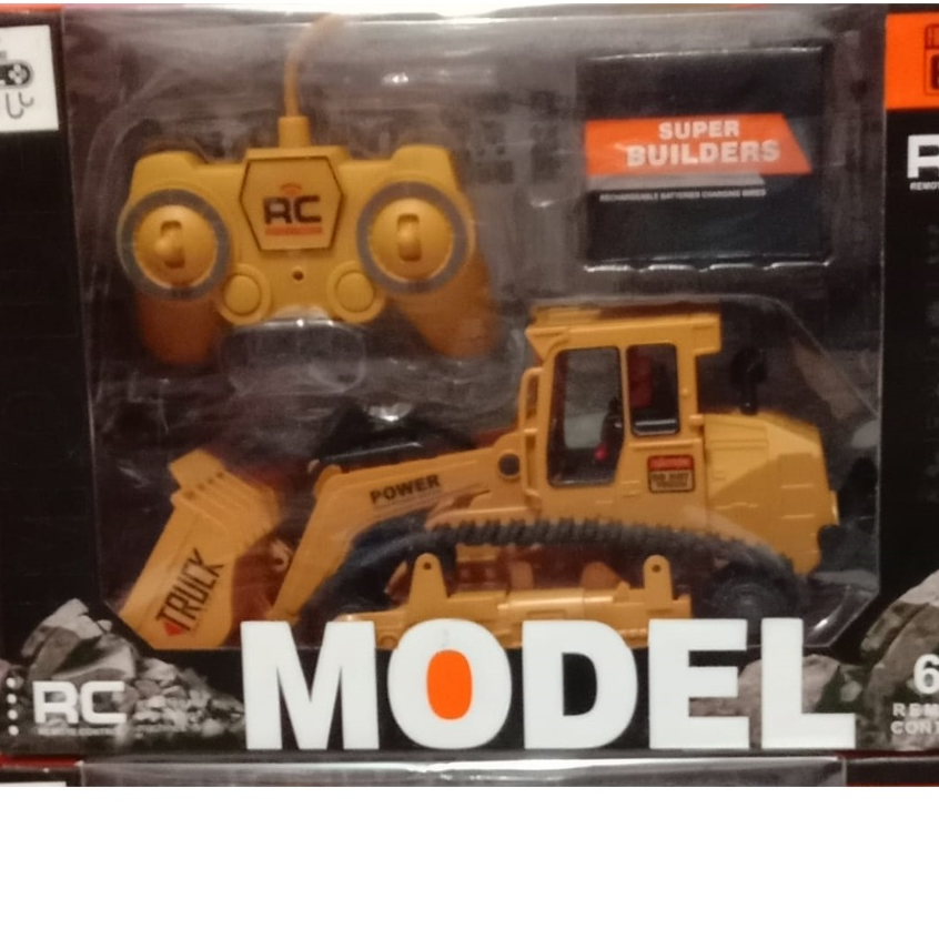 truck buldozer power rc - mainan anak - truk rc