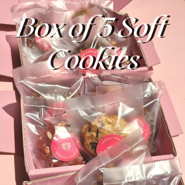 

SOFT BAKED COOKIES - Classic & Artisan Varian - PAKET HEMAT ISI 5 by Shabrina Patisserie