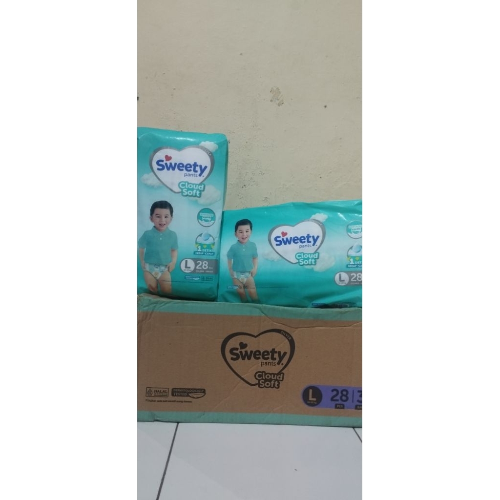 Pampers Sweety silver Size L 28