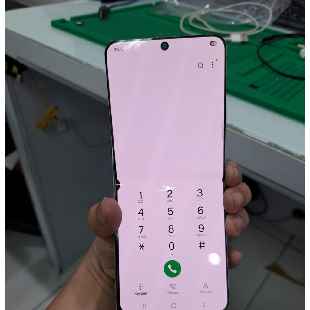 Lcd ori copotan samsung z flip 5 minus
