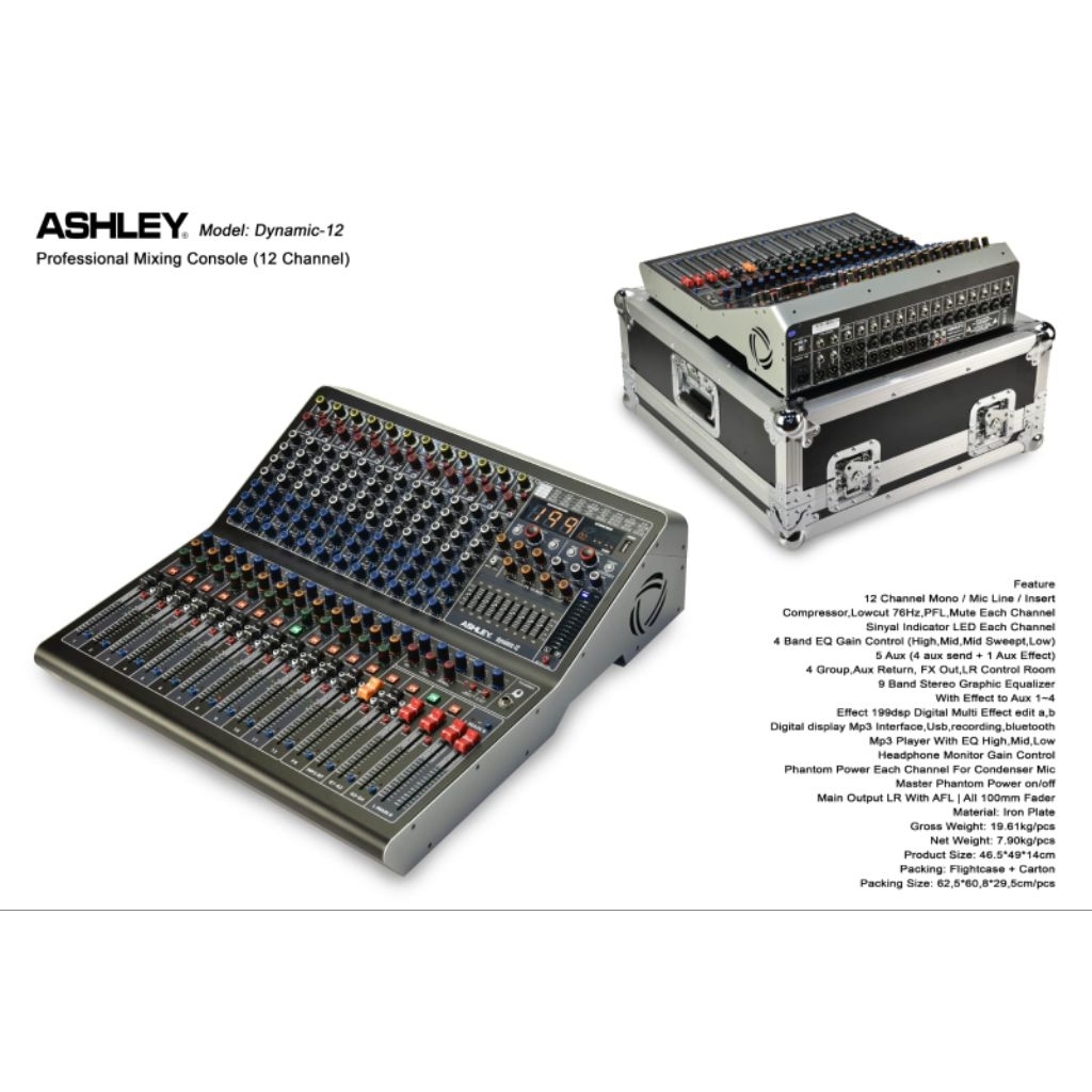 ashley mixer 12ch dynamic12