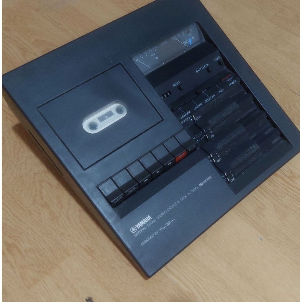 Tape Deck Kaset Player Yamaha TC800 GL Mario Bellini