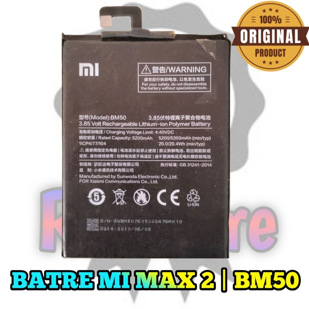 BATRE MI MAX 2 | BM50 COPOTAN ORIGINAL